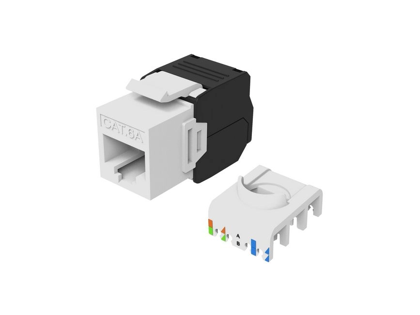 Equip Cat.6A Unshielded Keystone Jack
