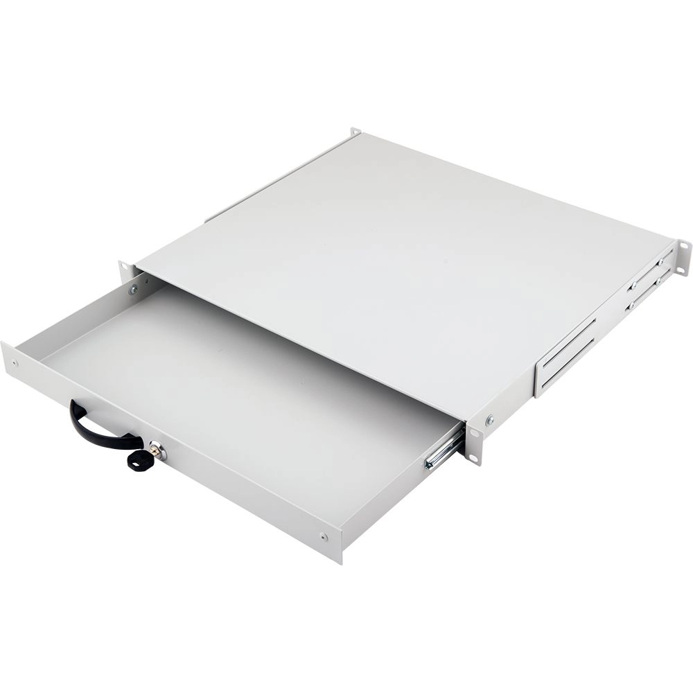 Equip Lockable Drawer 19` 1U RAL7035
