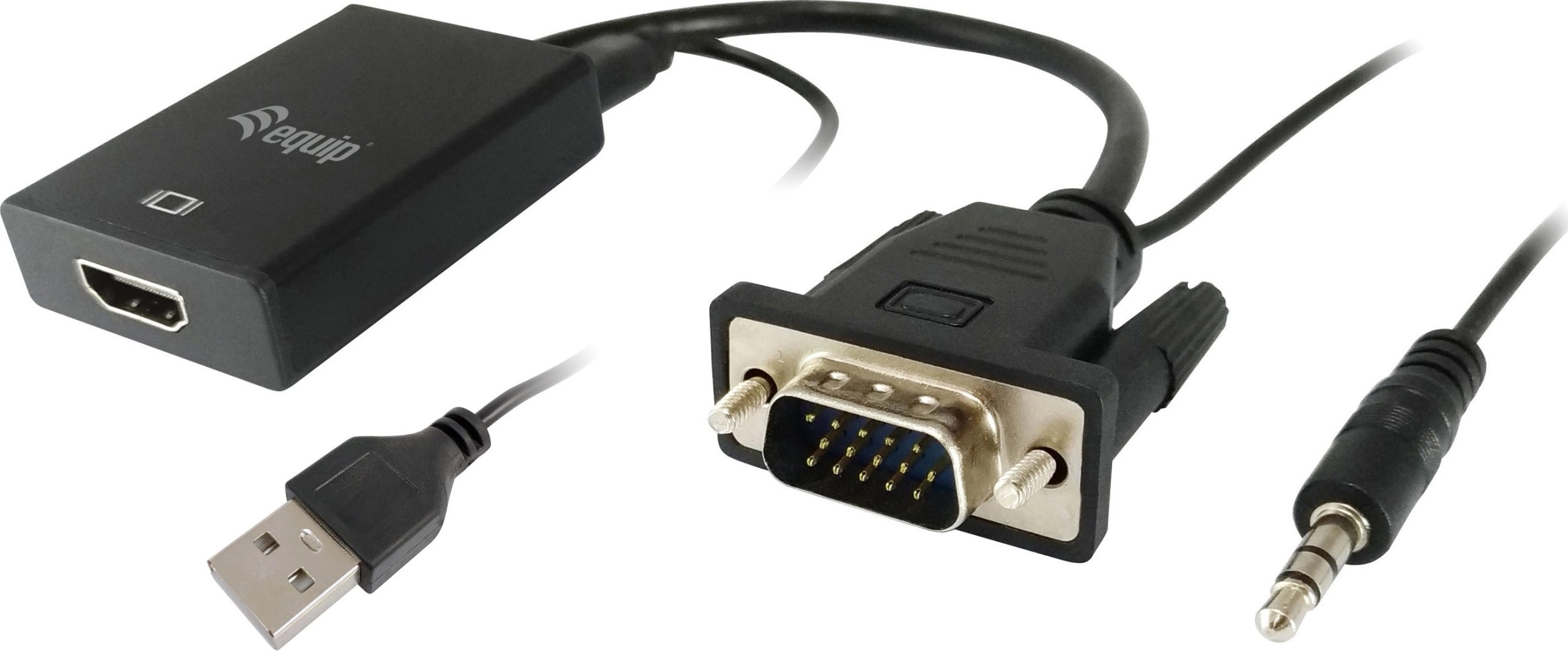 Equip VGA to HDMI Adapter with