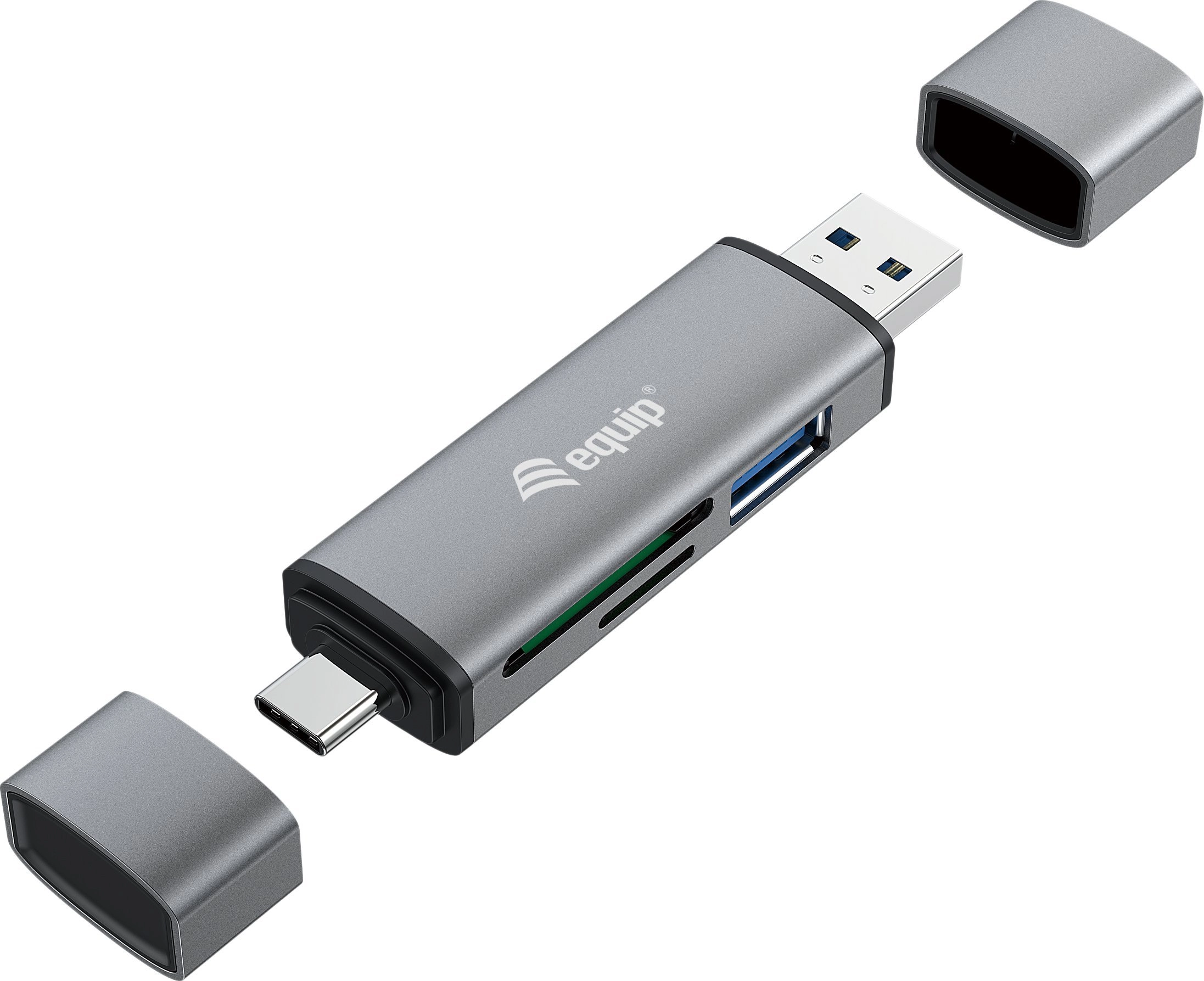 Card reader USB-A3.0/USB-C3.2/MicroSD/SD/ 5Gbps