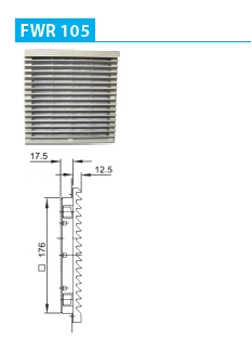 Ergom Filter for FWR 105 fan