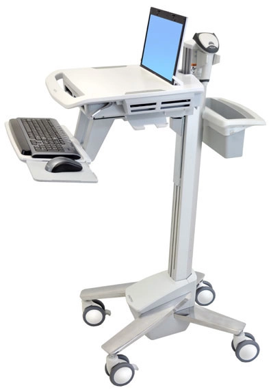 Ergotron StyleView EMR Laptop Cart White