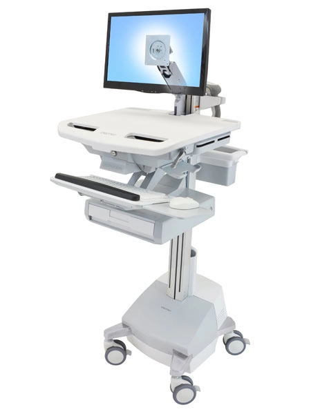 Ergotron StyleView Aluminium  Grey  White Flat