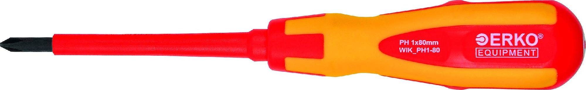 Erko Insulated Phillips screwdriver PH1 80mm