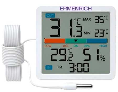 Ermenrich Report WR10 Thermohygrometer L_86032 5905555026855