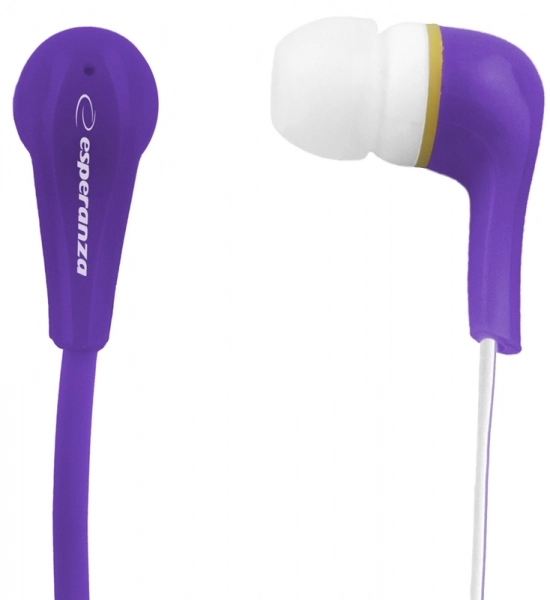 Esperanza EH146V headphones/headset Wired In-ear Violet