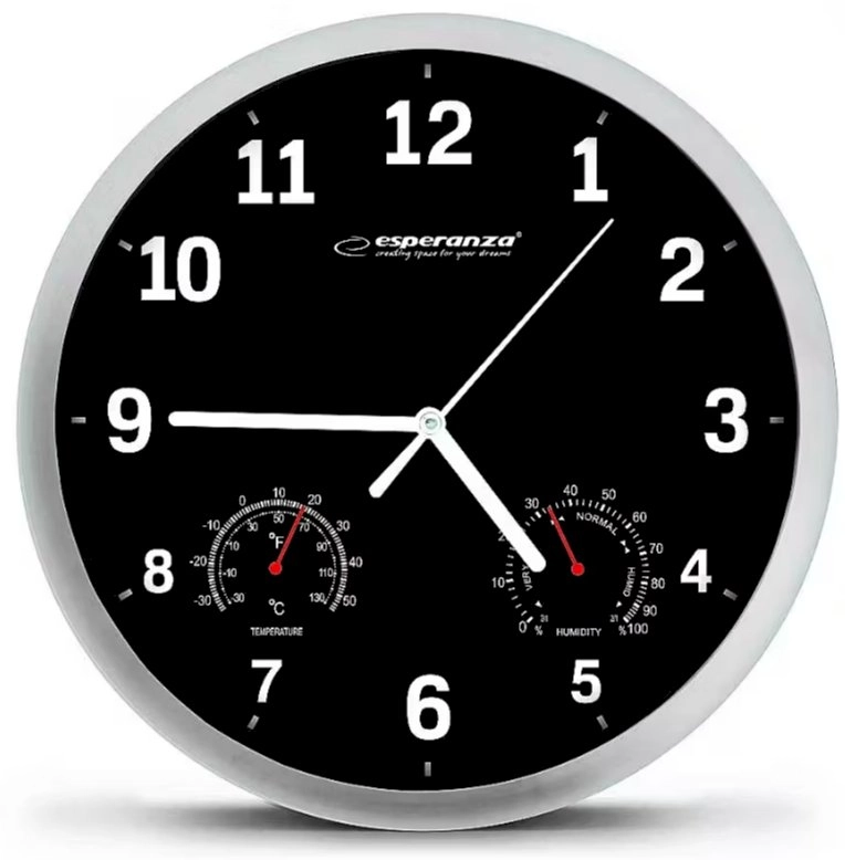 Esperanza EHC016K Mechanical wall clock Round