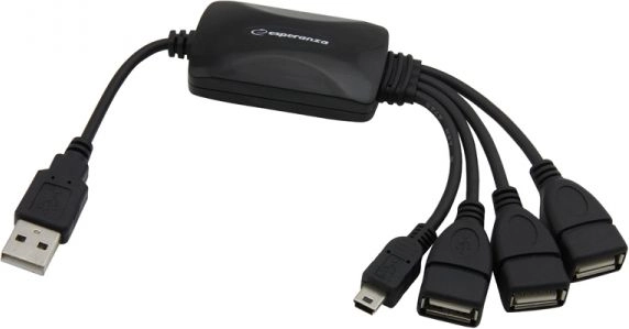 HUB USB Esperanza 1x microUSB +