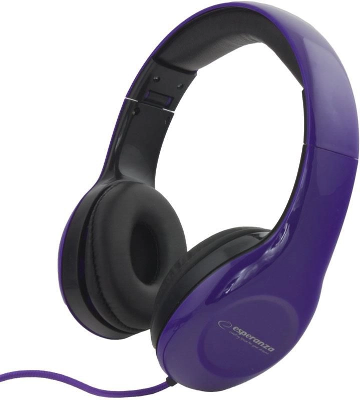 ESPERANZA Audio stereo austiņas ar skaļuma regulēšanu EH138V | 3 m