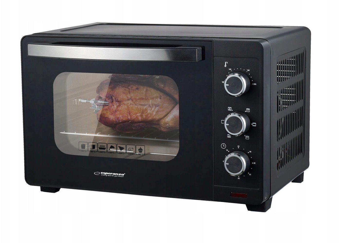 Esperanza EKO006N Elektrisk Miniovn 1600W Sort