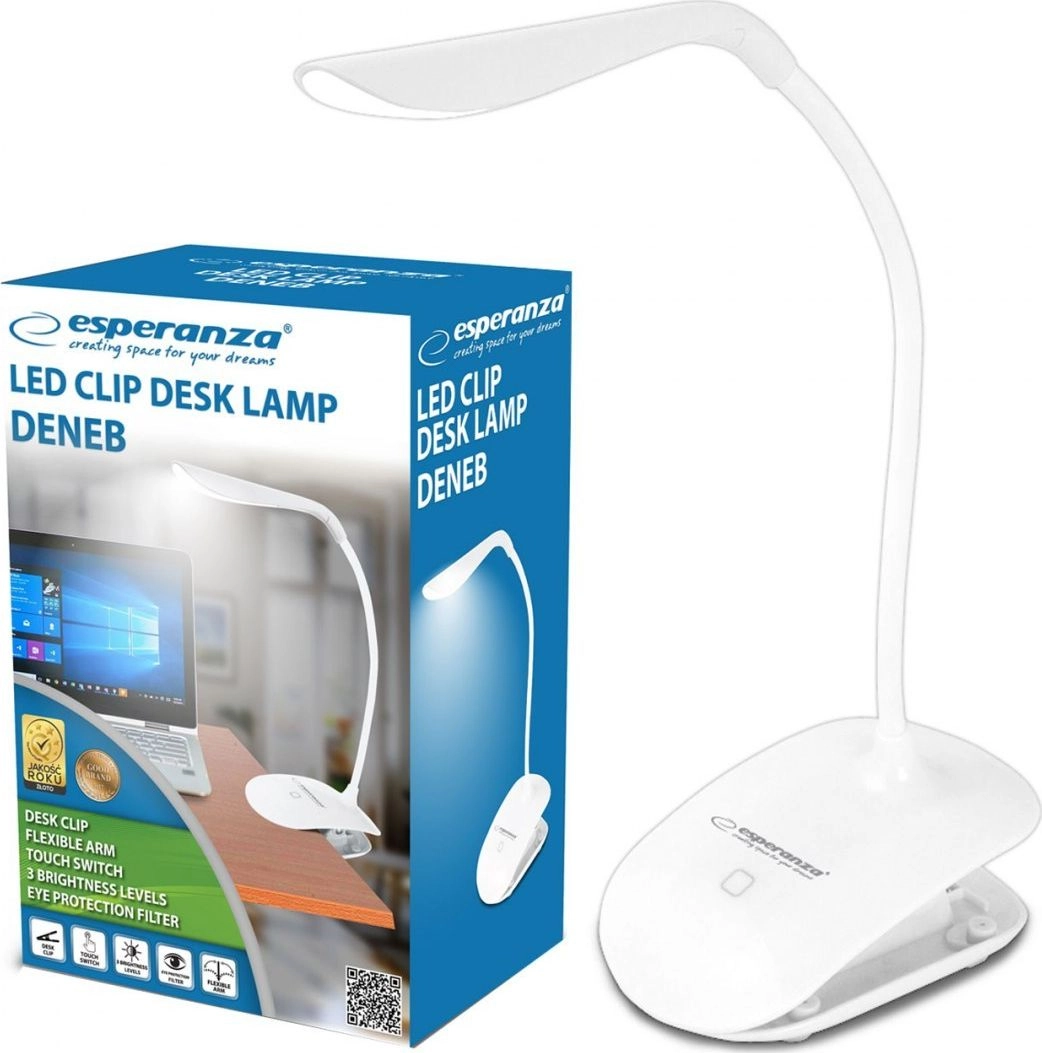 Esperanza desk lamp white (ELD104W -