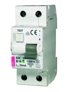 Eti-Polam Residual overcurrent circuit breaker KZS-2M