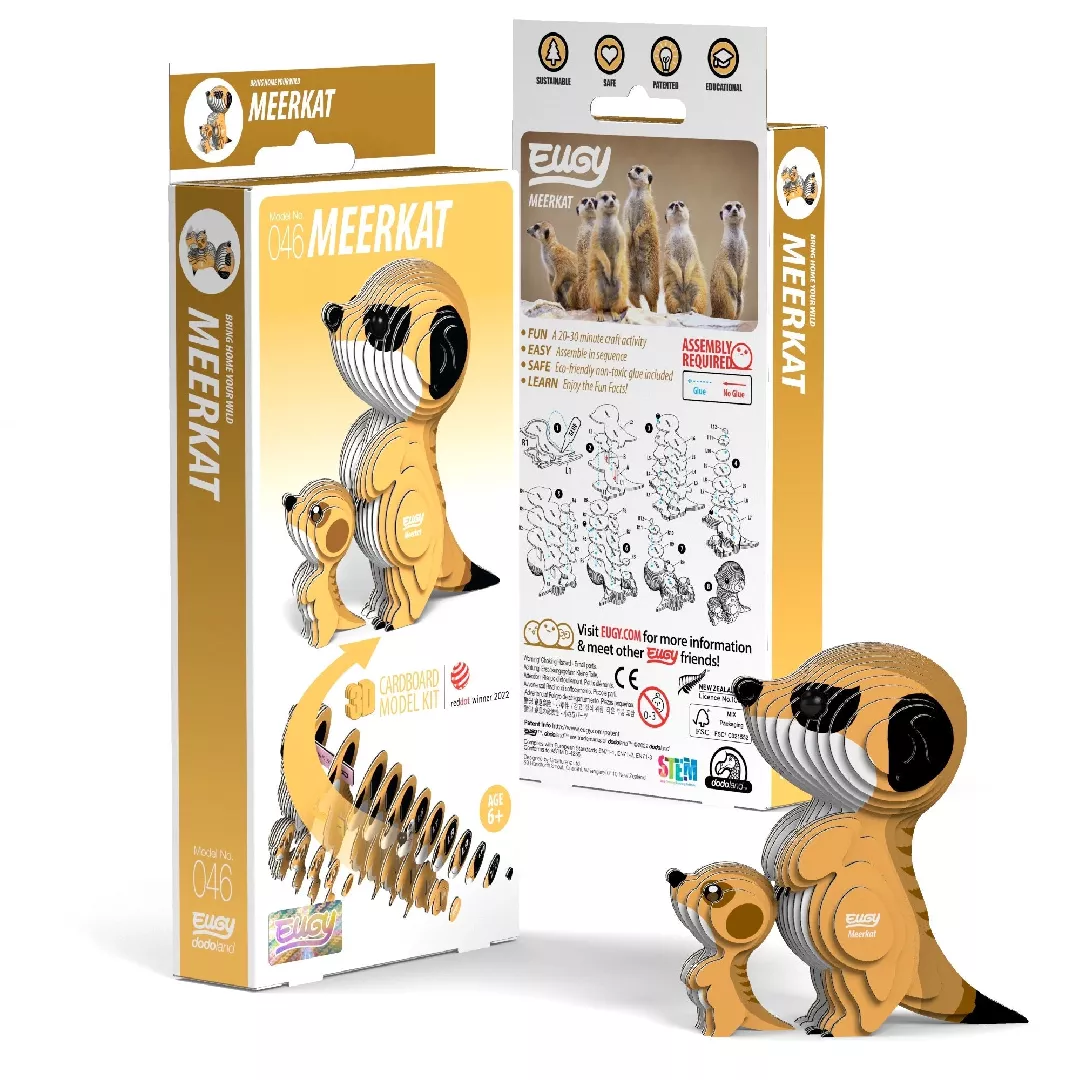 Eugy Meerkat 3D Puzzle 552125 9421035150446