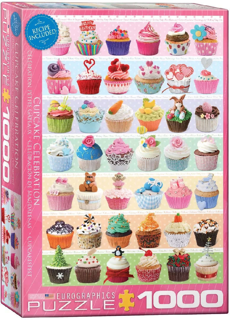 Eurographics Cupcake Celebration 1000pcs Jigsaw puzzle