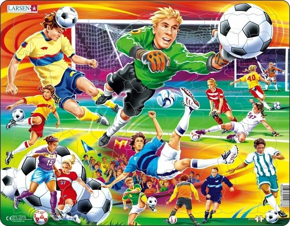 Larsen Maxi Football 65 pcs Puzzle