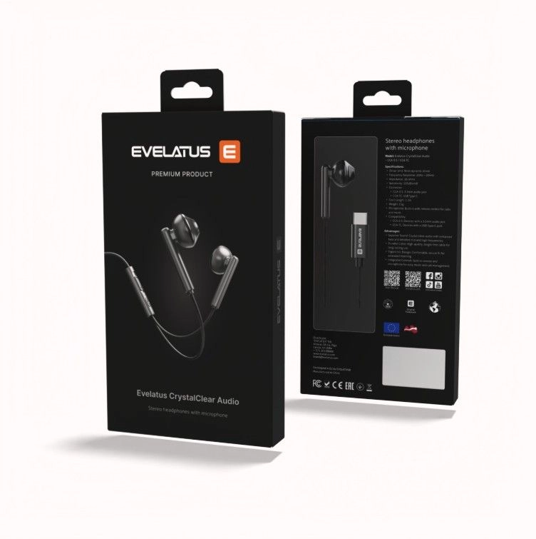 Vadu austiņas Evelatus Crystal Clear Audio