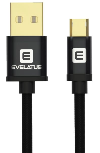 Kabel USB Evelatus USB-A - microUSB