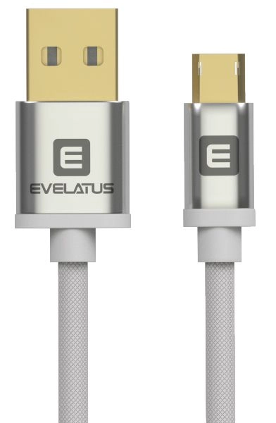 Kabel USB Evelatus USB-A - microUSB