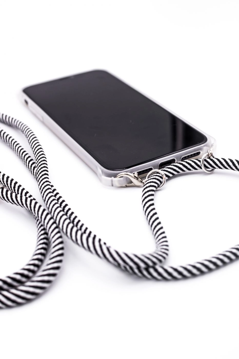 Samsung A40s Case with rope Black
