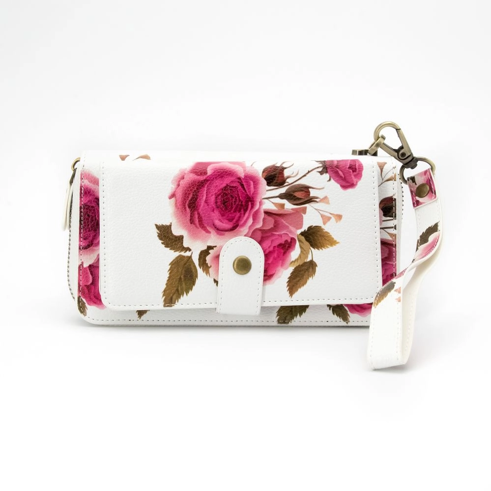Evelatus Universal Wallet Zipper Design Flower