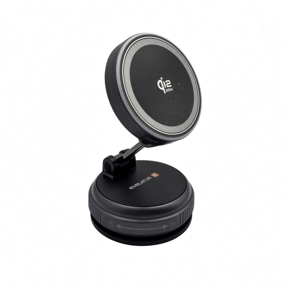 Auto turētājs Evelatus Qi2 25W Magnetic