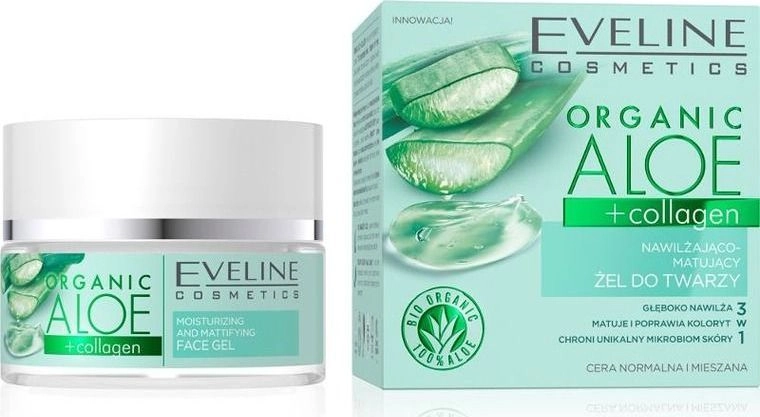 EVELINE_Organic Aloe + Collagen moisturizing and