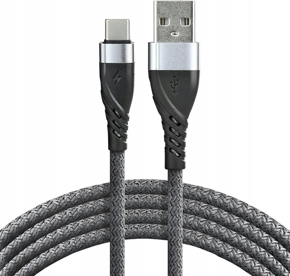 Braided cable USB - USB-C /