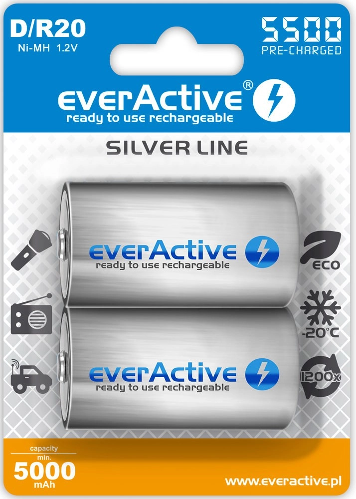 Everactive EVHRL20-5500 household battery Rechargeable battery
