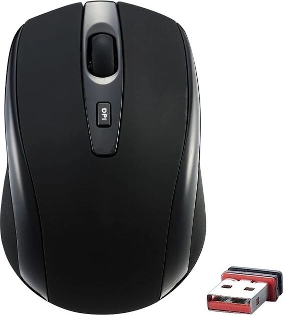 Evolveo WML-306B pele Ambidextrous RF Wireless Optical 1600 DPI