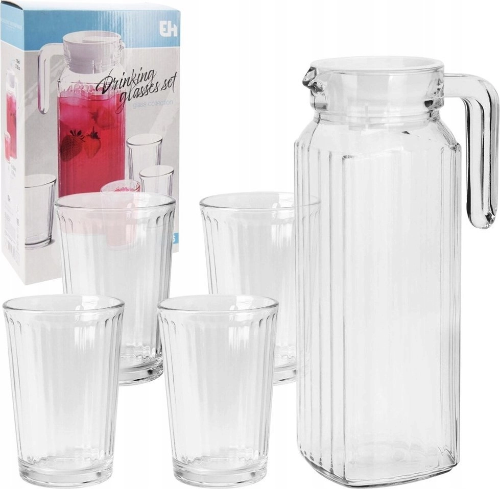 Excellent Houseware Glasses and glass jug