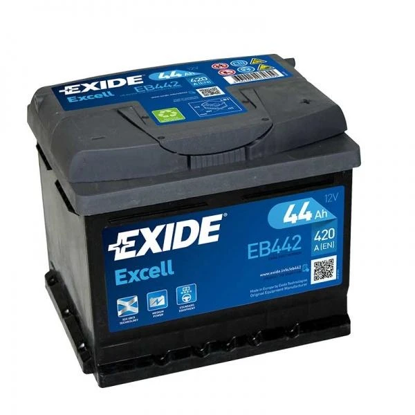 Akumulator EXIDE 12V 44Ah/420A EXCELL (P+