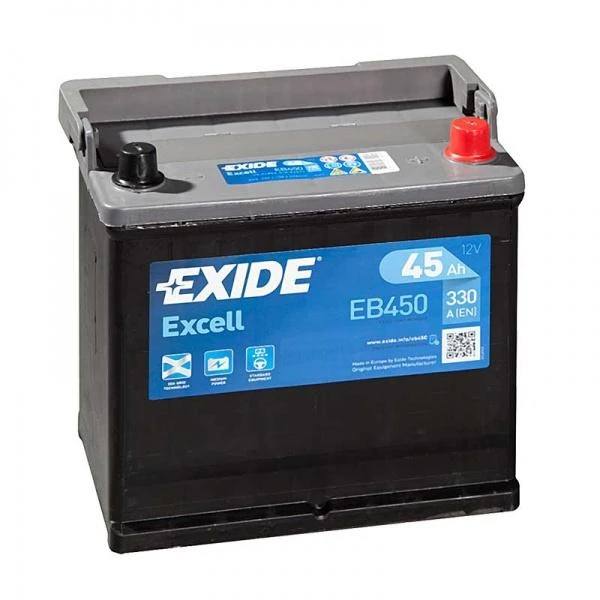 Exide Excell EB450 vehicle battery Sealed