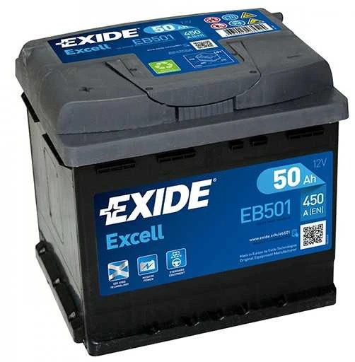 Akumulator EXIDE 12V 50Ah/450A EXCELL (L+