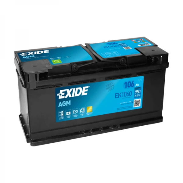 Exide EK1060 vehicle battery AGM (Absorbed