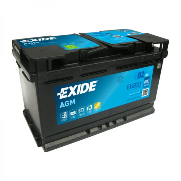 Exide EK820 vehicle battery AGM (Absorbed