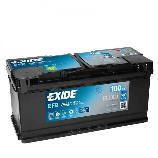 Akumulator EXIDE 12V 100Ah/850A STARTSTOP EFB