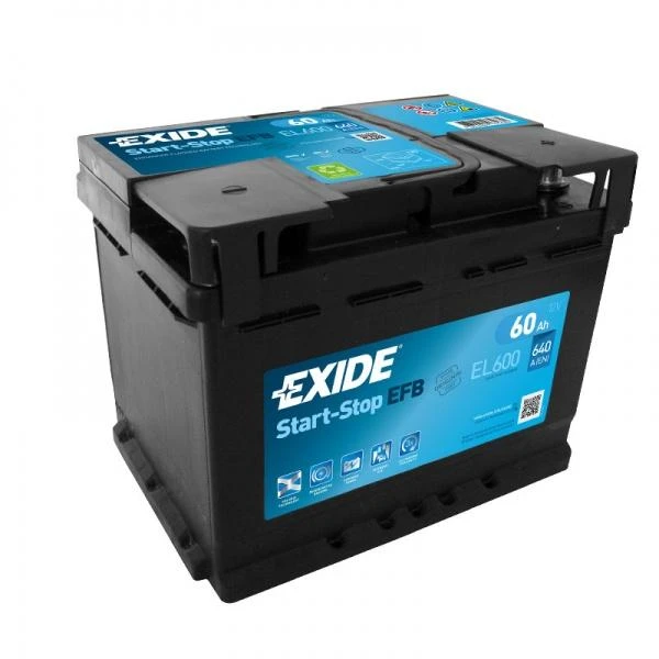 EXIDE battery 12V 60Ah/640A STARTSTOP EFB