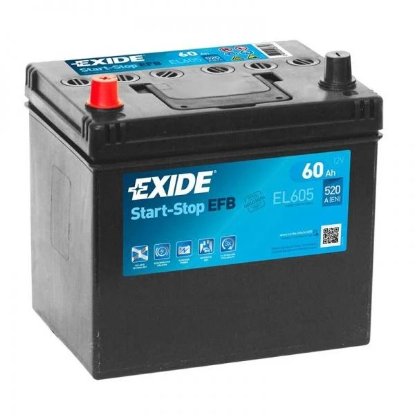 EXIDE battery 12V 60Ah/520A STARTSTOP EFB