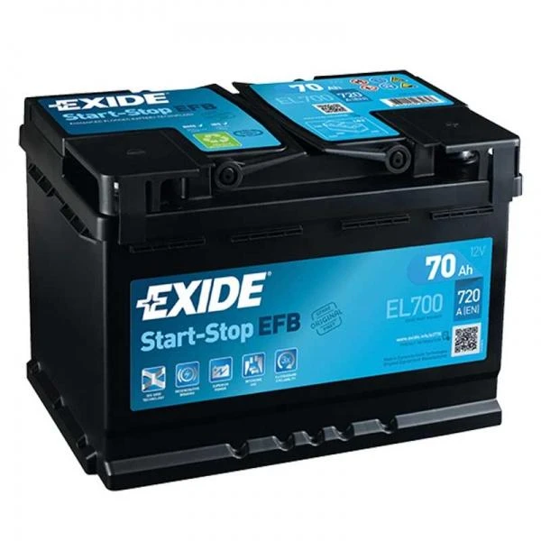 EXIDE battery 12V 70Ah/760A STARTSTOP EFB