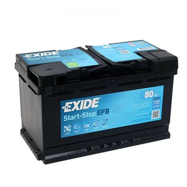 EXIDE battery 12V 80Ah/800A STARTSTOP EFB