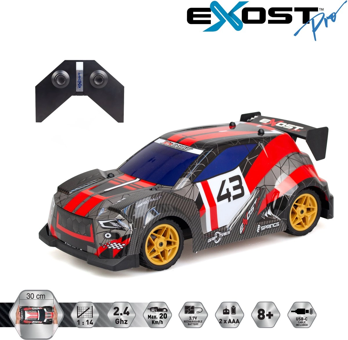 Exost Pro Rally XTR Radio-Controlled (RC)