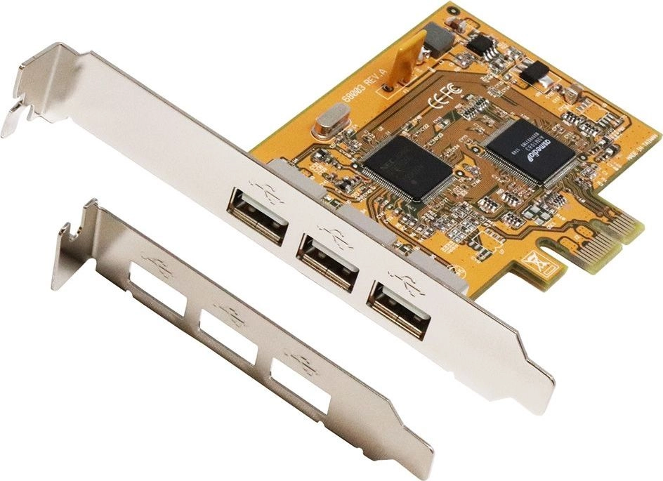 Exsys Karta PCIe - 3x USB