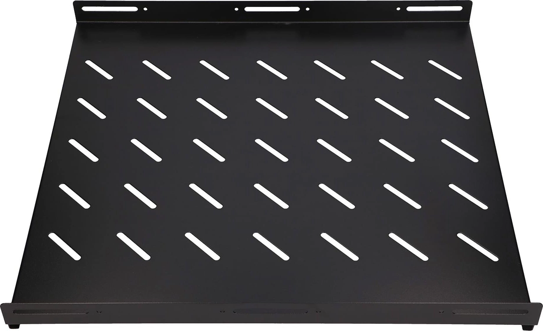 Extralink Fixed shelf 1U 600mm Black