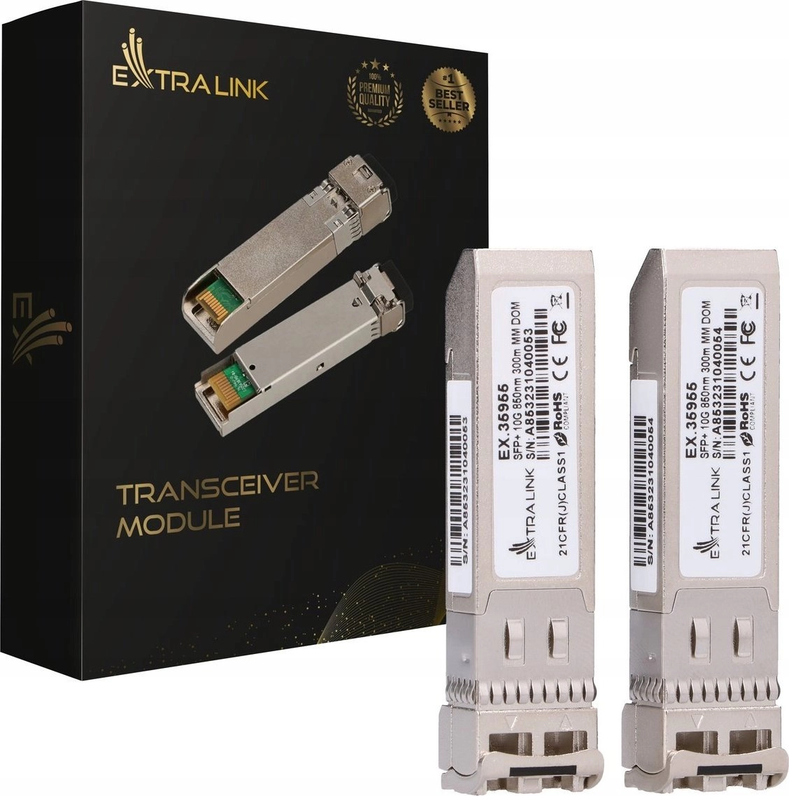 Extralink SFP+ 10G 2-pack  SFP+ Module