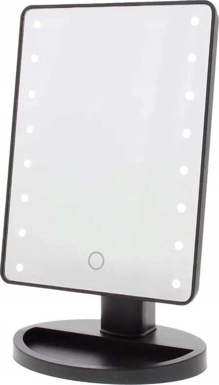 Extralink Makeup Mirror Black Lighted with
