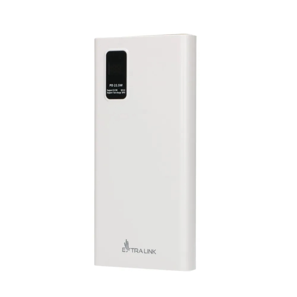 Extralink Powerbank EPB-067W 10000mAh White Power