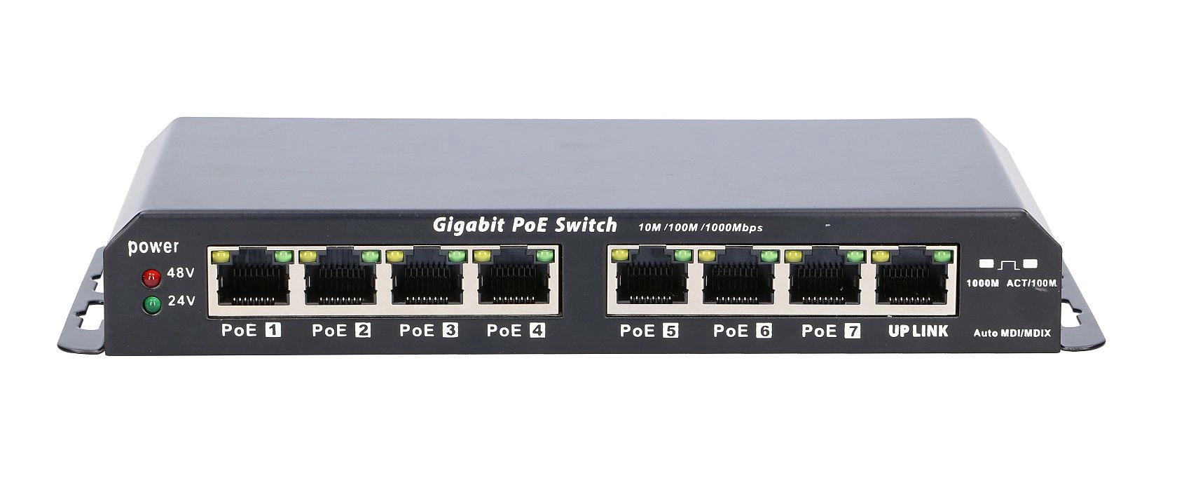 Extralink PoE Switch KRATOS 7x Gigabit