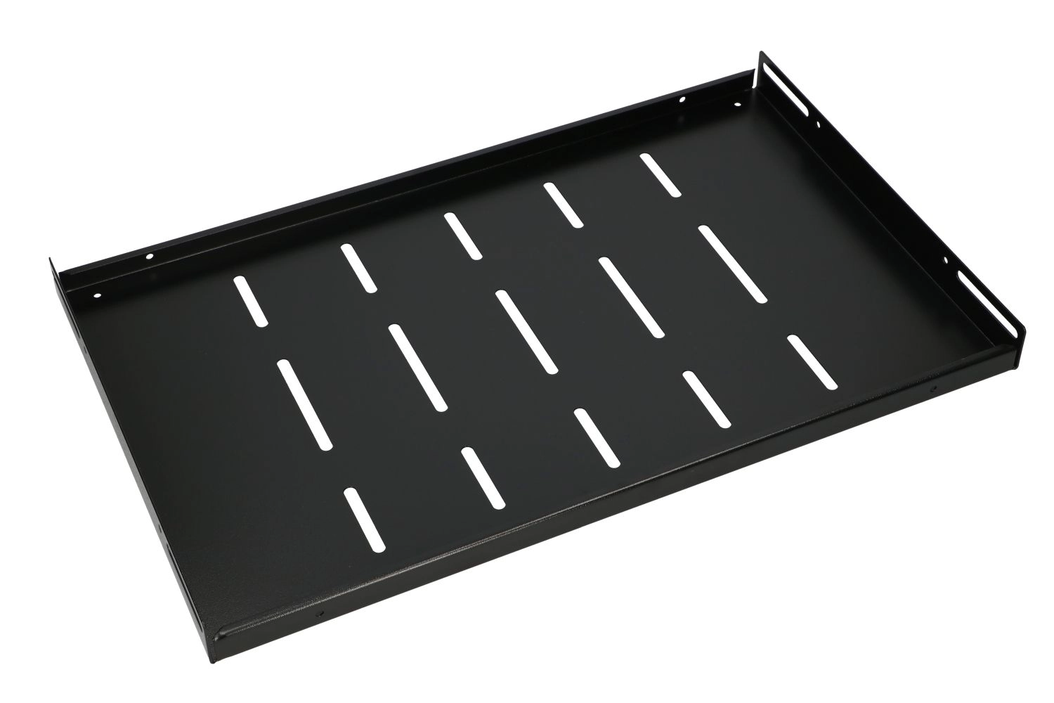Extralink Shelf 1U 300mm Black 19&quot