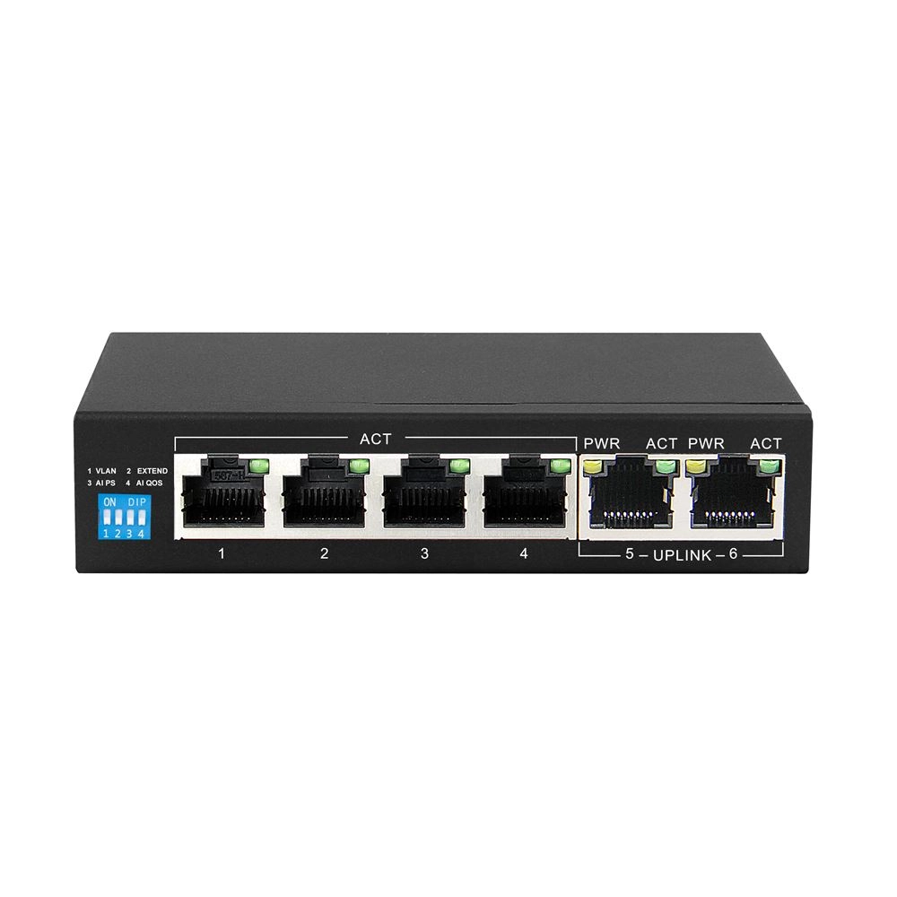 Extralink PoE Switch KRIOS 4x Gigabit