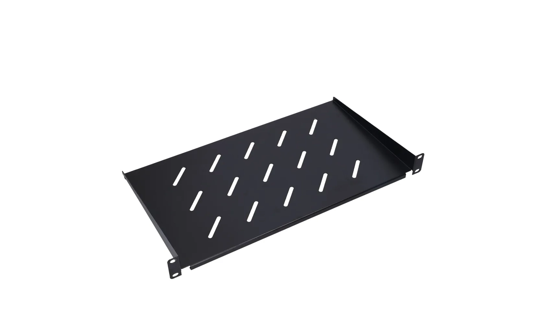 Extralink Shelf 1U 350mm Black 19&quot
